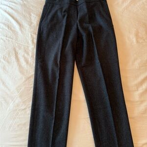 Babaton Black Wool Dress Pants Slim Fit